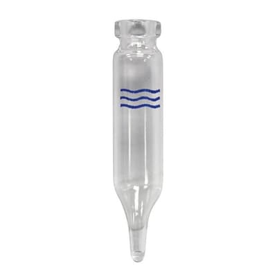 Chromatography Research Supplies 1.0 mL 8 x 40 mm Tapered Crimp Top Vial (100/pk)
